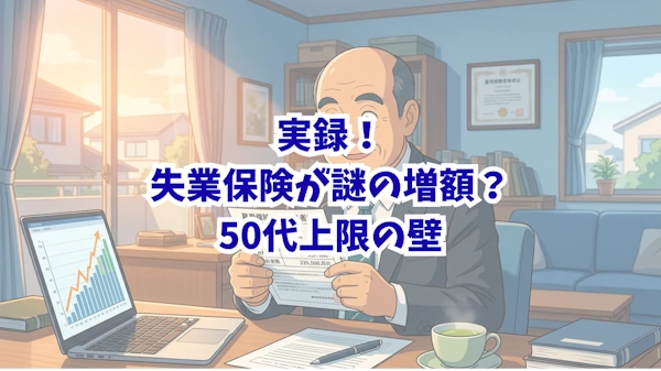 実録！失業保険が謎の増額？50代上限の壁