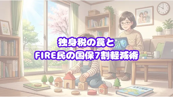 独身税の罠とFIRE民の国保7割軽減術