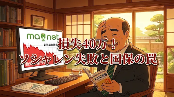 損失40万！ソシャレン失敗と国保の罠