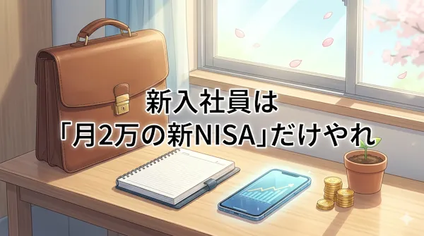 新入社員は「月2万の新NISA」だけやれ
