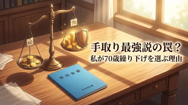 手取り最強説の罠？私が70歳繰り下げを選ぶ理由
