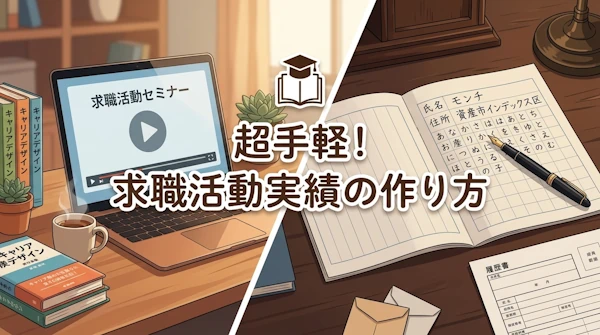 超手軽！求職活動実績の作り方