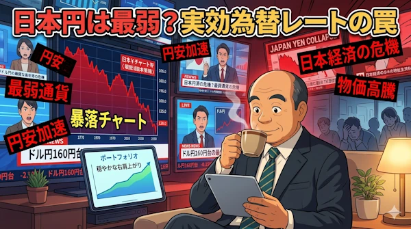 日本円は最弱？実効為替レートの罠
