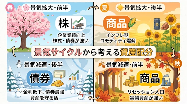 景気サイクルから考える資産配分