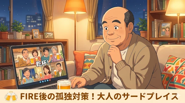 FIRE後の孤独対策！大人のサードプレイス