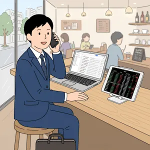 デイトレ3画面の戦士